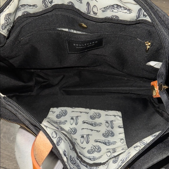 BOULEVARD Black Tote and Crossbody Bag - Picture 2 of 6